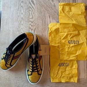 Used - IN BOX AUTH GUCCI OFF GRID GG MONOGRAM TENNIS 1977 SNEAKERS G 14 US